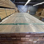 Ca. 168x Guyana Teak regels geschaafd, 45x68mm, lengte 215cm